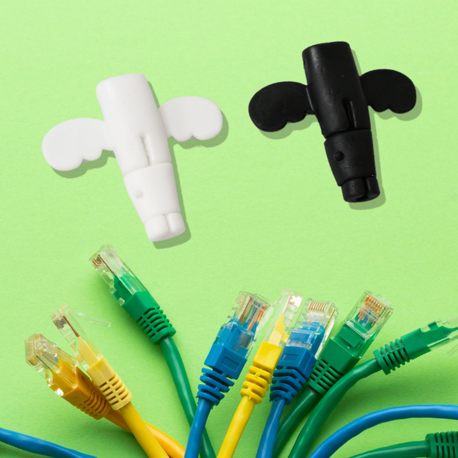 Silicone Data Cable Protector, Angel Data Cable Protective Cover, 2 in 1 Mobile Phone Cord Earphone Cord Saver Storage Tool Silicone Data Cable Protector, Angel Data Cable Protective Cover, 2 in 1 Mobile Phone Cord Earphone Cord Saver Storage Tool